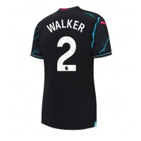 Manchester City Kyle Walker #2 Tretí Ženy futbalový dres 2023-24 Krátky Rukáv